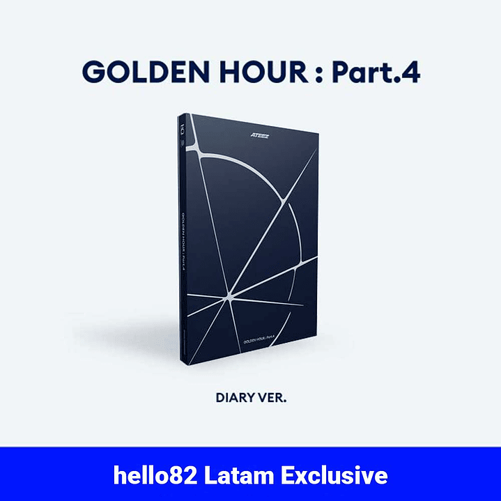 ALBUM ATEEZ - GOLDEN HOUR : PT 4 (PHOTOBOOK Ver.) hello82 LATAM EXCLUSIVE  4