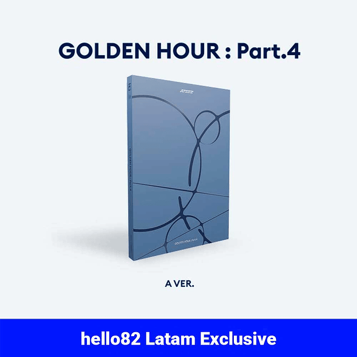 ALBUM ATEEZ - GOLDEN HOUR : PT 4 (PHOTOBOOK Ver.) hello82 LATAM EXCLUSIVE  3