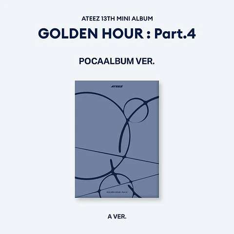 ALBUM ATEEZ - GOLDEN HOUR : PT 4 (POCAALBUM Ver.) 