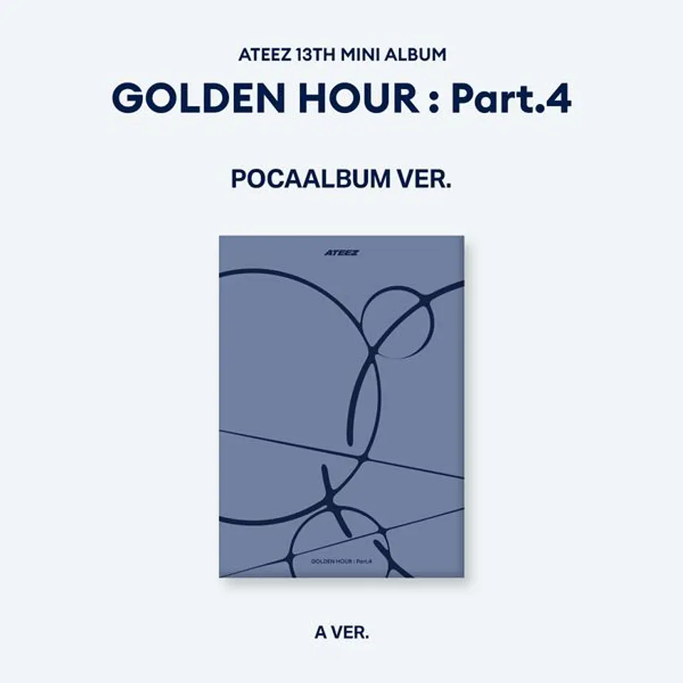 ALBUM ATEEZ - GOLDEN HOUR : PT 4 (POCAALBUM Ver.)  2