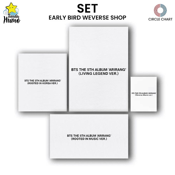 (PRE-VENTA) BTS - ALBUM ARIRANG SET WEVERSE SHOP POB EARLY BIRD