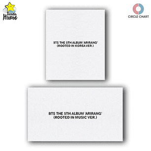 (PRE-VENTA) BTS - ALBUM ARIRANG (STANDARD Ver.)