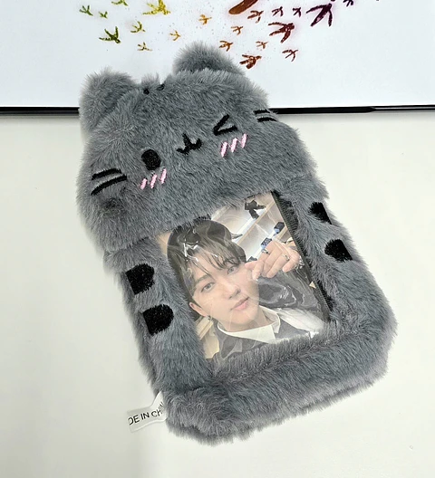 CARD HOLDER "FELPA CAT WINK"