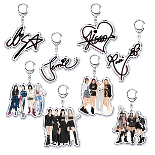 LLAVERO ACRILICO BLACKPINK ILUSTRACIÓN