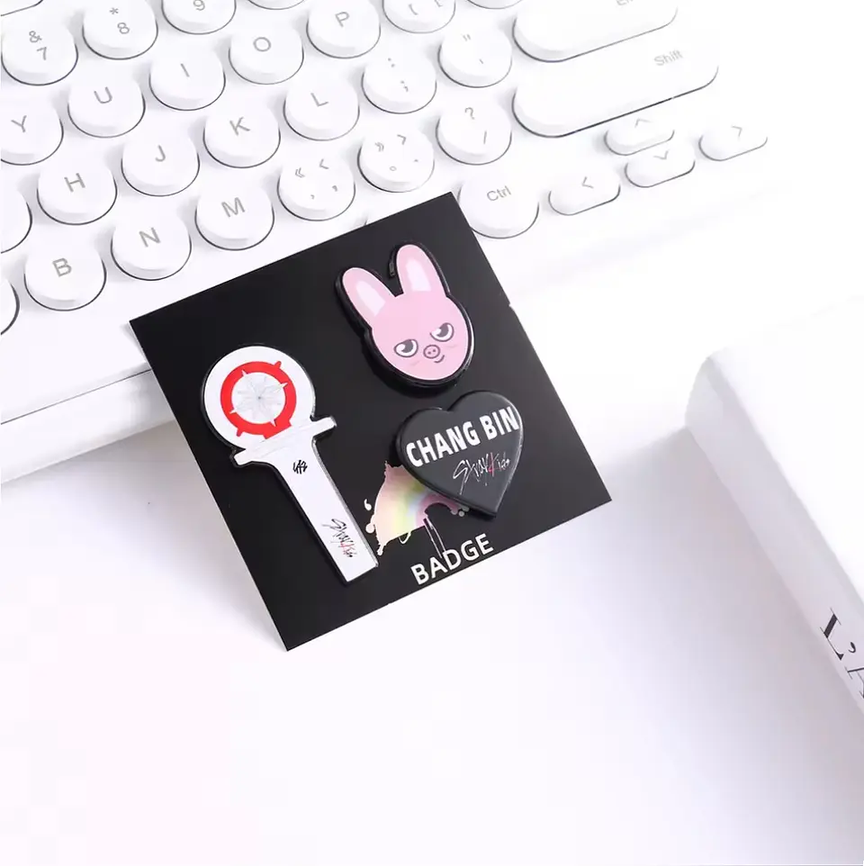 PIN SKZOO + LIGHTSTICK 8
