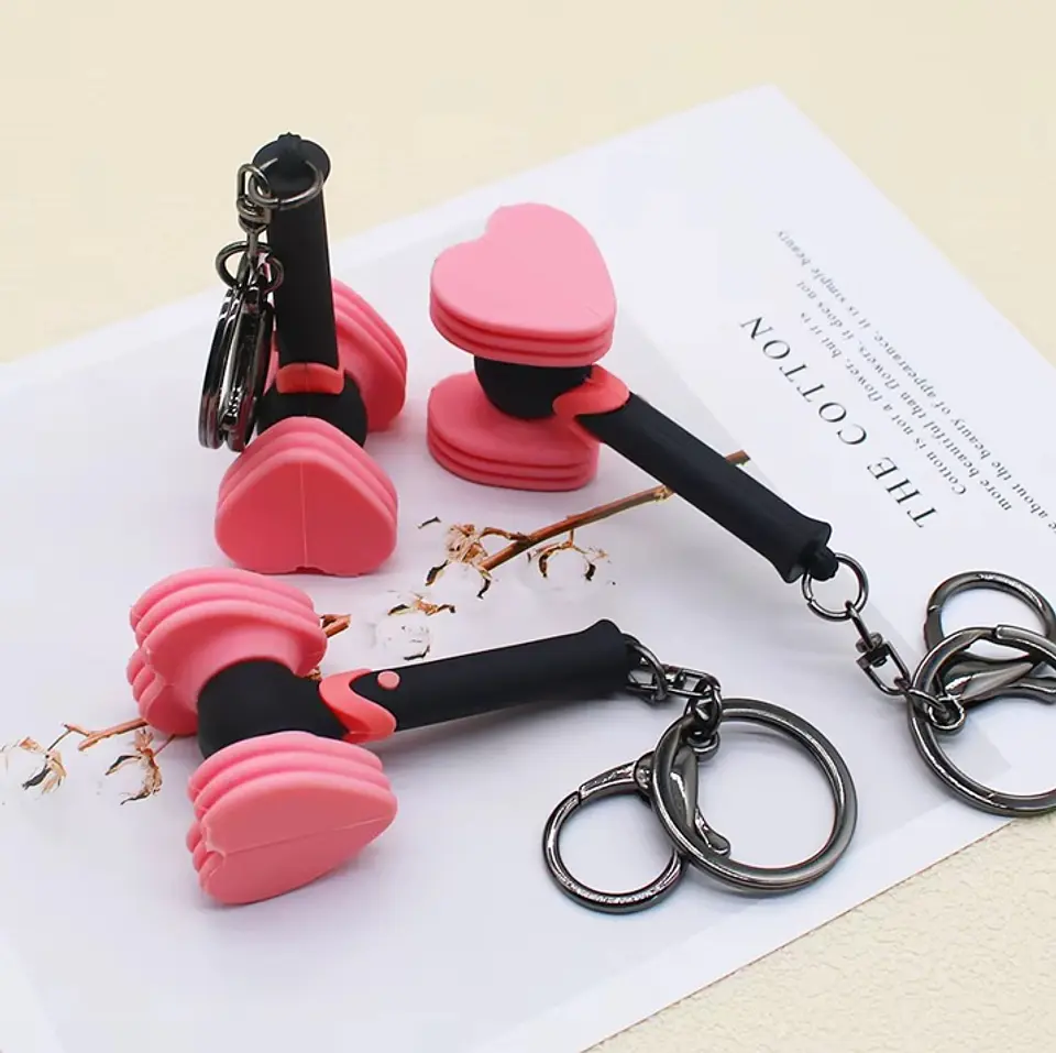 LLAVERO SILICONA BLACK PINK LIGHTSTICK 1