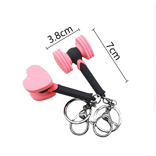LLAVERO SILICONA BLACK PINK LIGHTSTICK