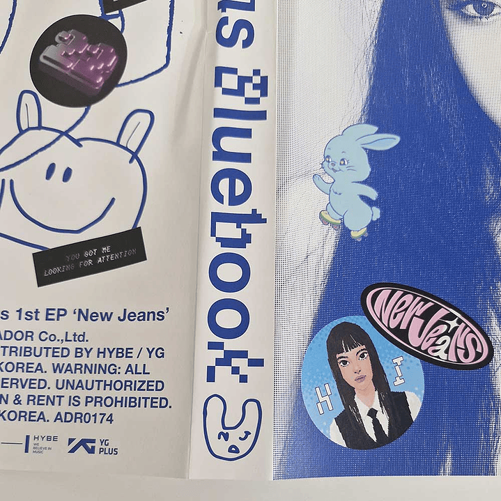 SEGUNDA SELECCIÓN NEW JEANS - NEW JEANS (BLUE BOOK) HYEIN Ver. 4