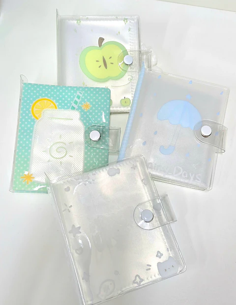 BINDER 1 ESPACIO "SEMI TRANSPARENTE"