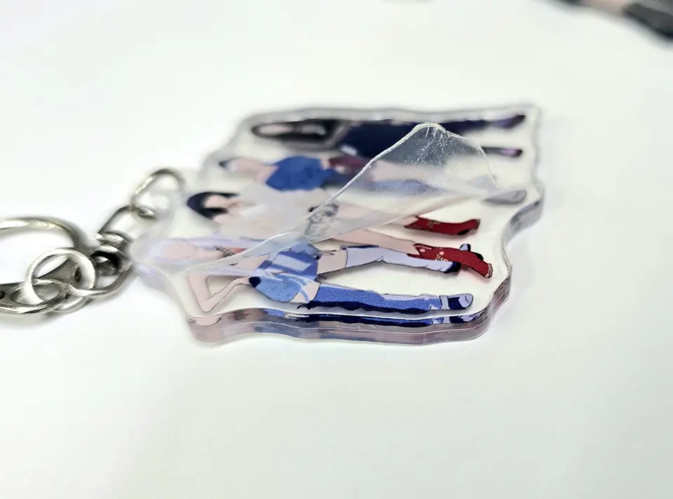 LLAVERO ACRILICO BLACKPINK ILUSTRACIÓN 2