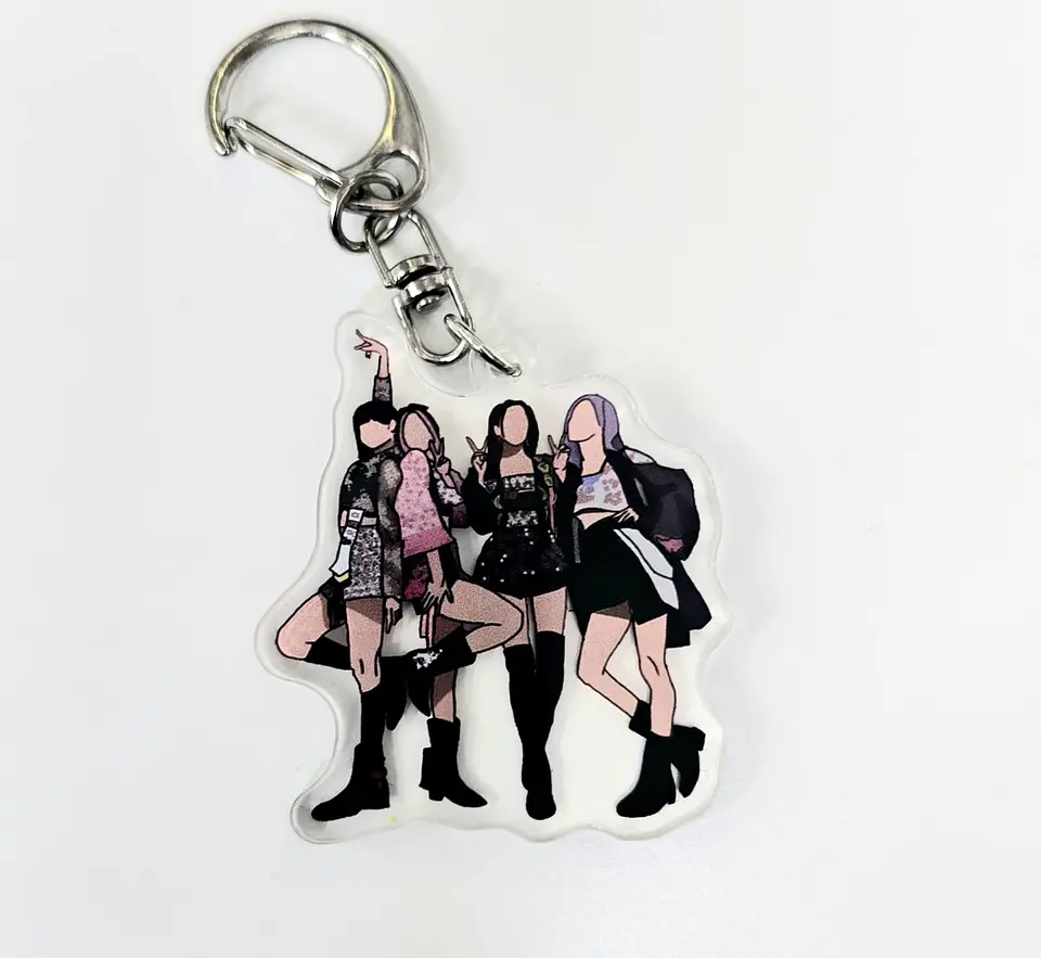 LLAVERO ACRILICO BLACKPINK ILUSTRACIÓN 6