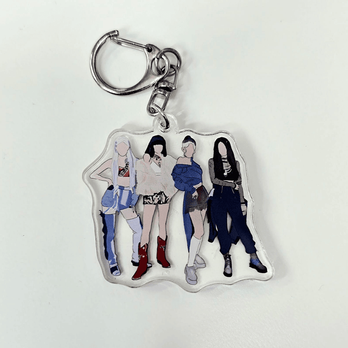LLAVERO ACRILICO BLACKPINK ILUSTRACIÓN 8