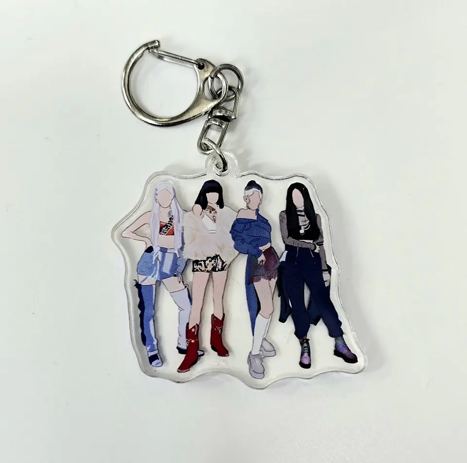 LLAVERO ACRILICO BLACKPINK ILUSTRACIÓN 8