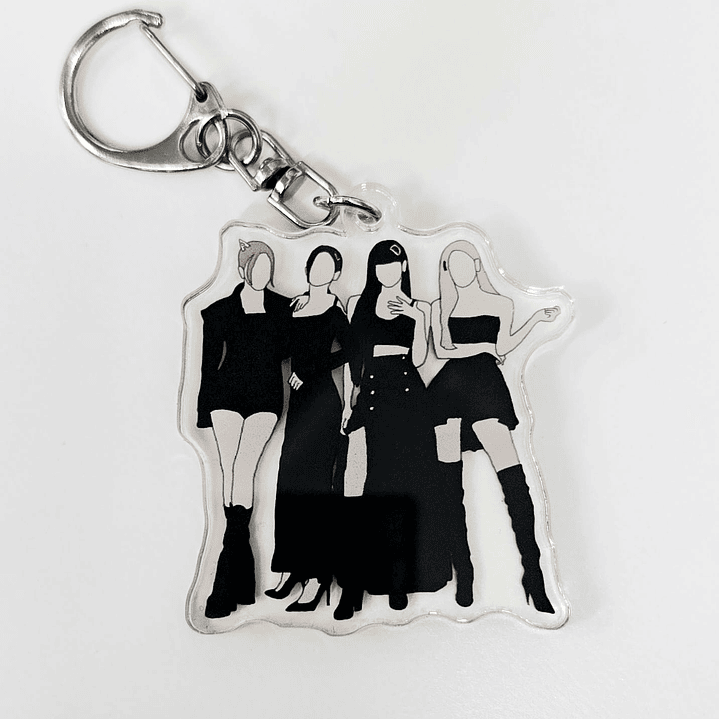LLAVERO ACRILICO BLACKPINK ILUSTRACIÓN 10