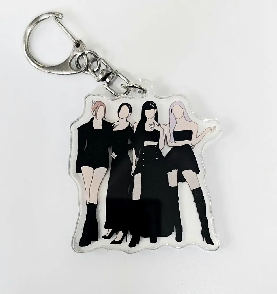 LLAVERO ACRILICO BLACKPINK ILUSTRACIÓN 10