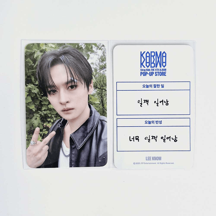 STRAY KIDS - KARMA POP UP MD 3