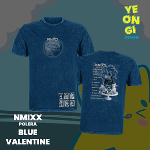 POLERA NMIXX - BLUE VALENTINE