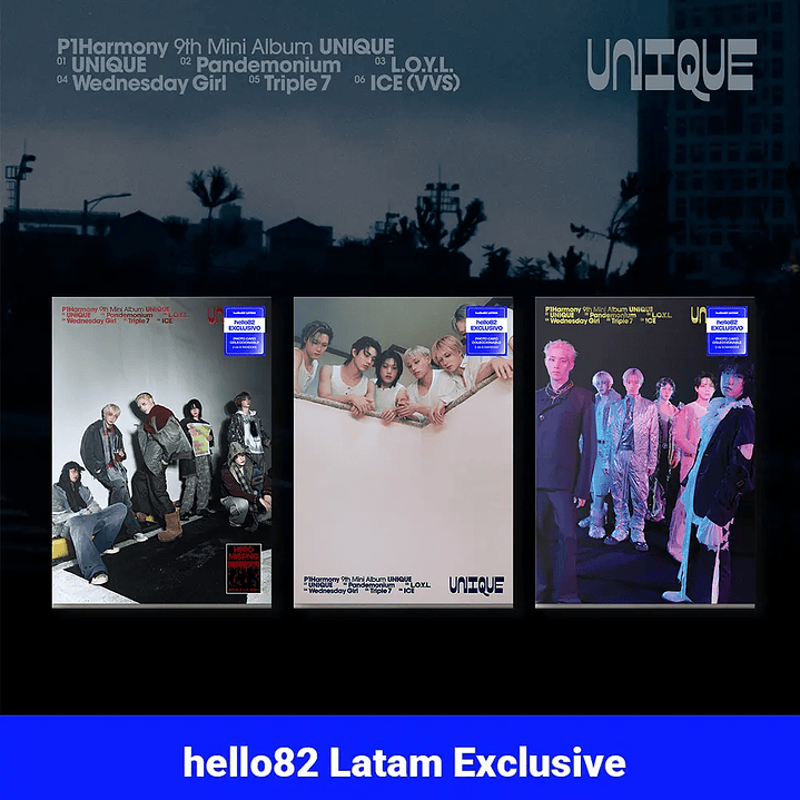 (PRE-VENTA) ALBUM P1HARMONY - UNIQUE (PHOTOBOOK Ver.) 1