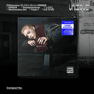 (PRE-VENTA) ALBUM P1HARMONY - UNIQUE (COMPACT Ver.) hello82 LATAM EXCLUSIVE