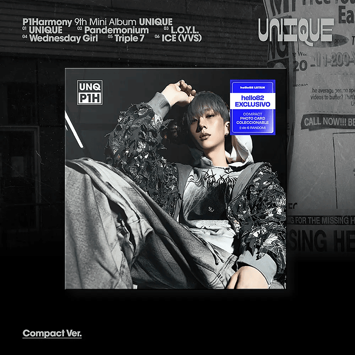 (PRE-VENTA) ALBUM P1HARMONY - UNIQUE (COMPACT Ver.) 4
