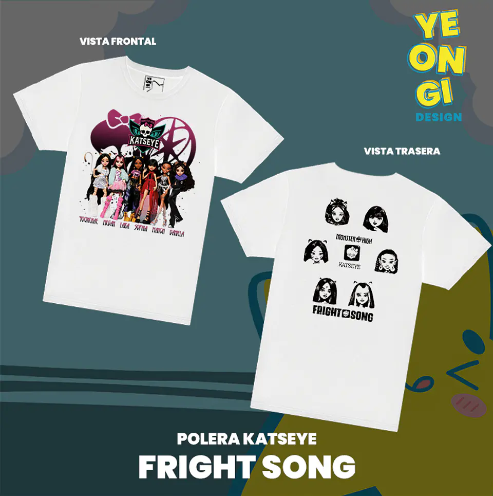 POLERA KATSEYE - FRIGHT SONG 1