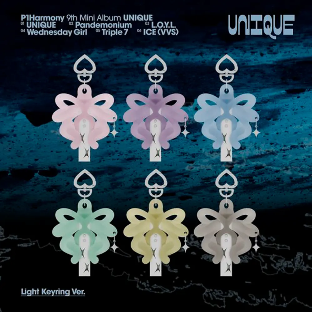 P1HARMONY UNIQUE LIGHT KEYRING VER