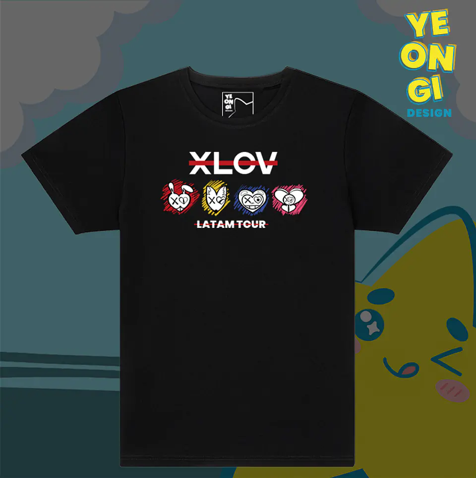 POLERA XLOV - LATAM TOUR 2