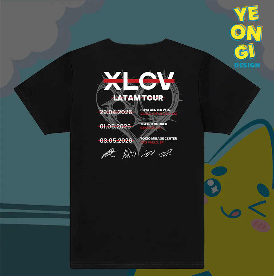 POLERA XLOV - LATAM TOUR 3