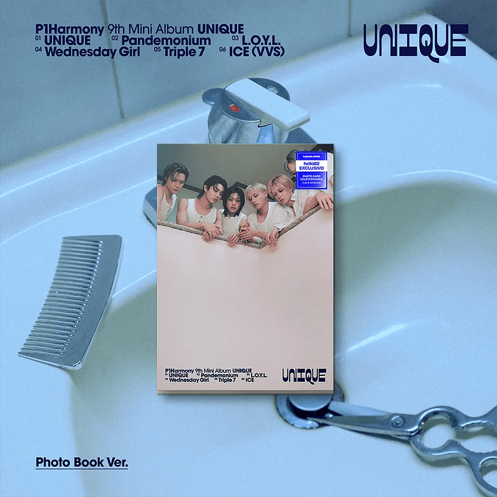 P1HARMONY - ALBUM UNIQUE (PHOTOBOOK Ver.) hello82 LATAM EXCLUSIVE 3