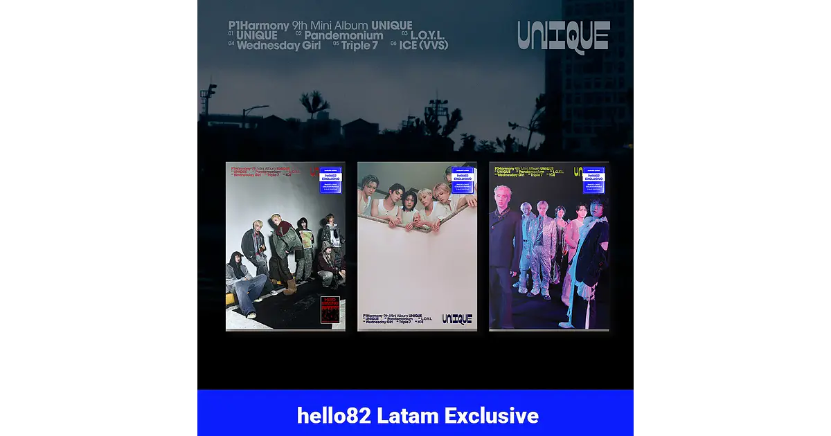 P1HARMONY UNIQUE PHOTOBOOK CON BENEFICIO hello82