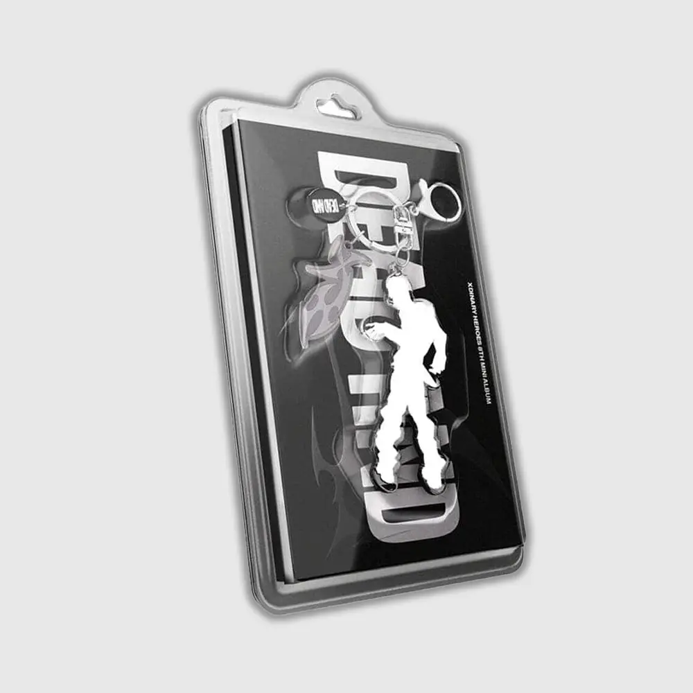XDINARY HEROES DEAD AND ILLUSTRATION KEYRING