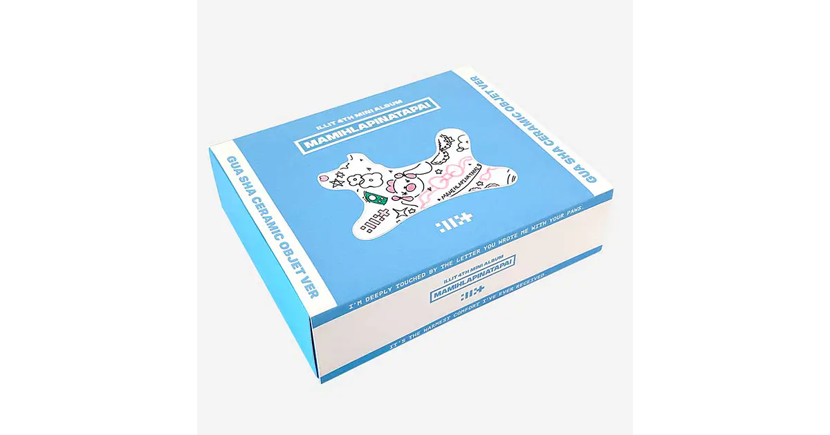 ILLIT album MAMIHLAPINATAPAI Gua Sha Ceramic Objet