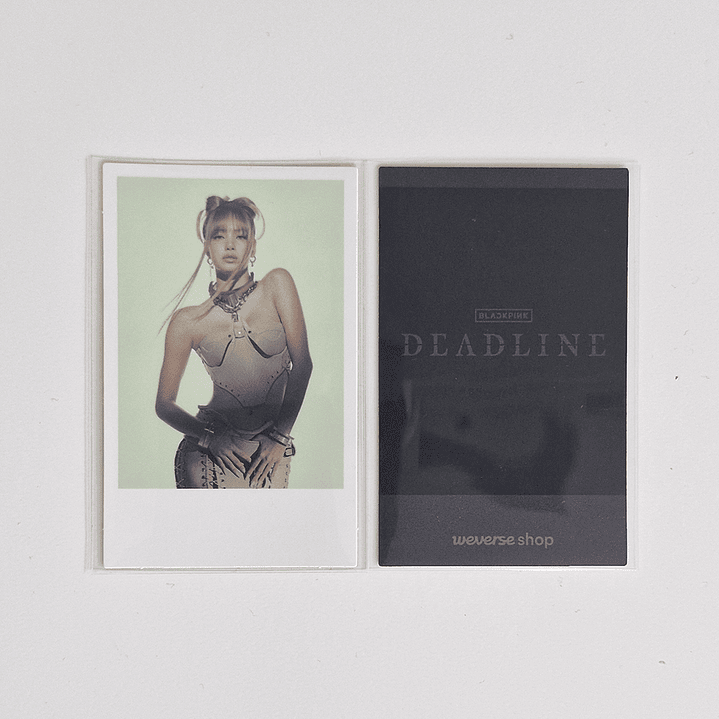 BLACKPINK - DEADLINE WEVERSE SHOP POLAROID POB 5