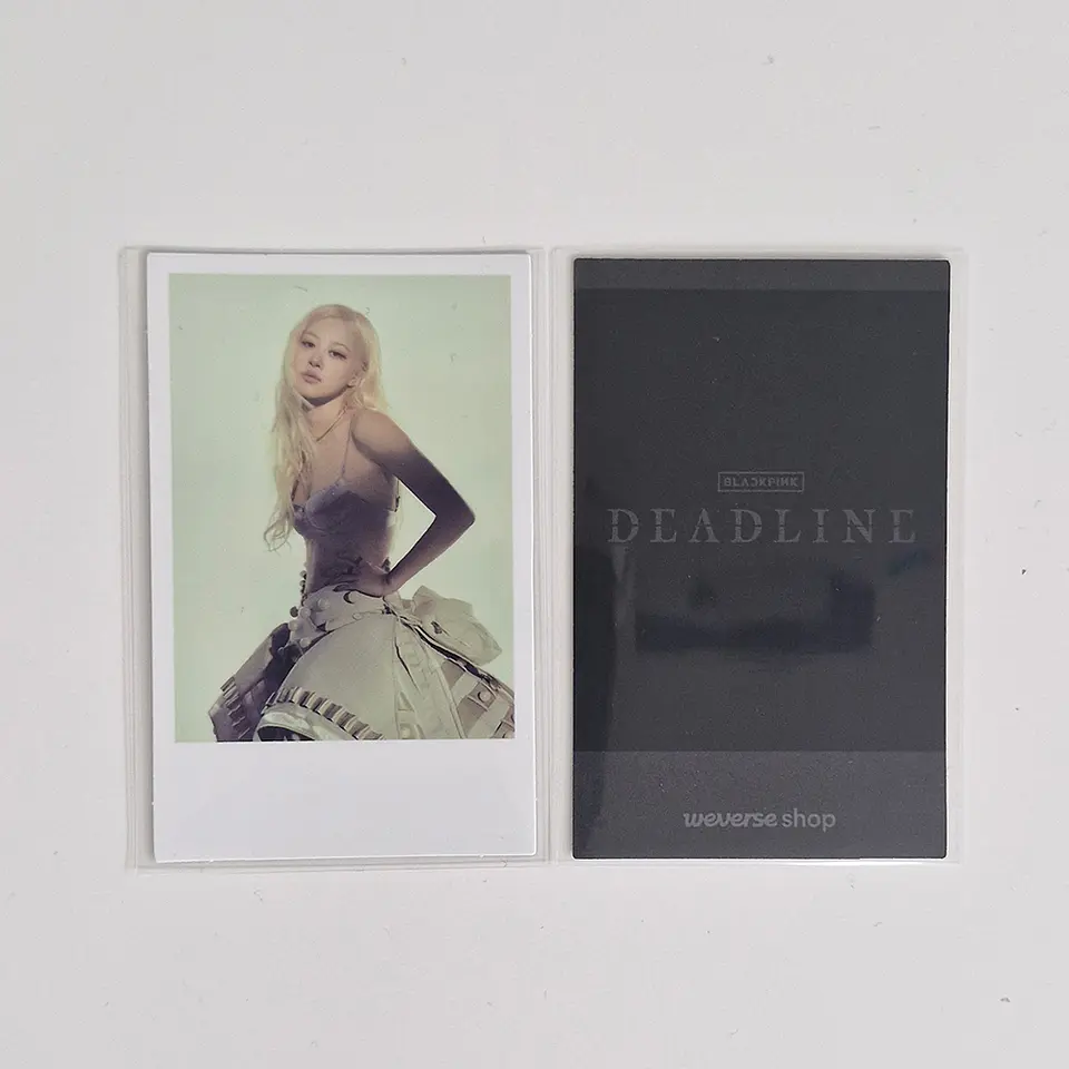 BLACKPINK - DEADLINE WEVERSE SHOP POLAROID POB 4