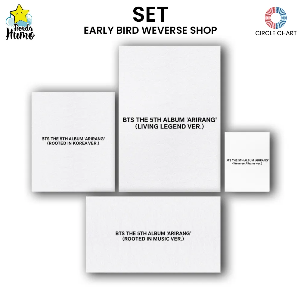 BTS ARIRANG 3形態セット　weverse global テテ2種 ARIRANG SET WEVERSE SHOP EARLY BIRD