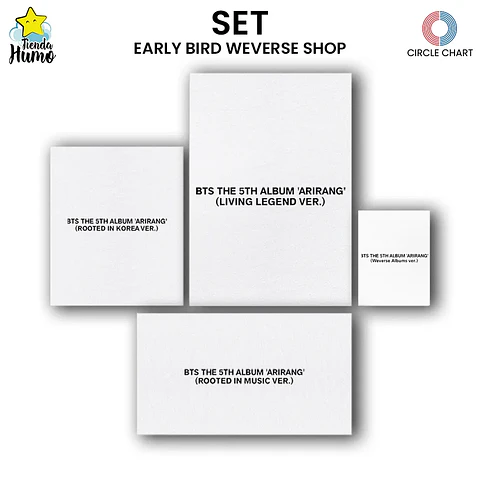 BTS - ALBUM ARIRANG SET WEVERSE SHOP POB EARLY BIRD
