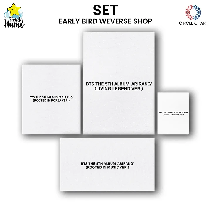 BTS - ALBUM ARIRANG SET WEVERSE SHOP POB EARLY BIRD