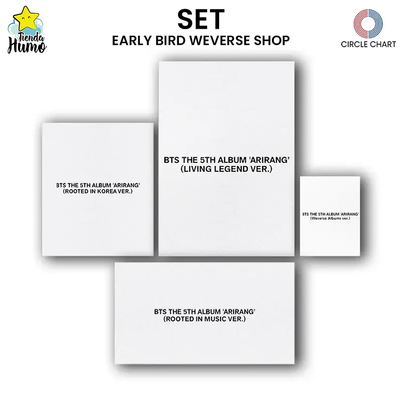 BTS - ALBUM ARIRANG SET WEVERSE SHOP POB EARLY BIRD