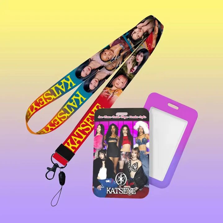 CARD HOLDER + LANYARD KATSEYE 5