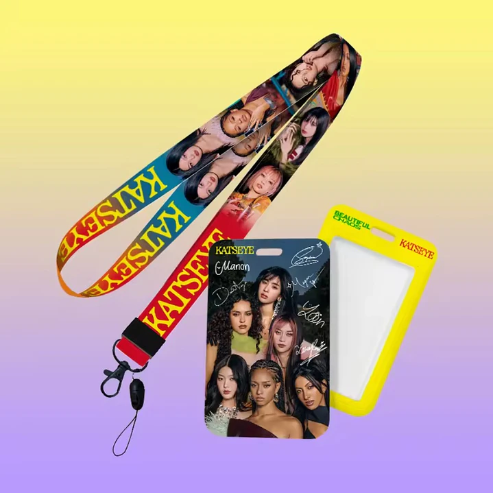 CARD HOLDER + LANYARD KATSEYE 6