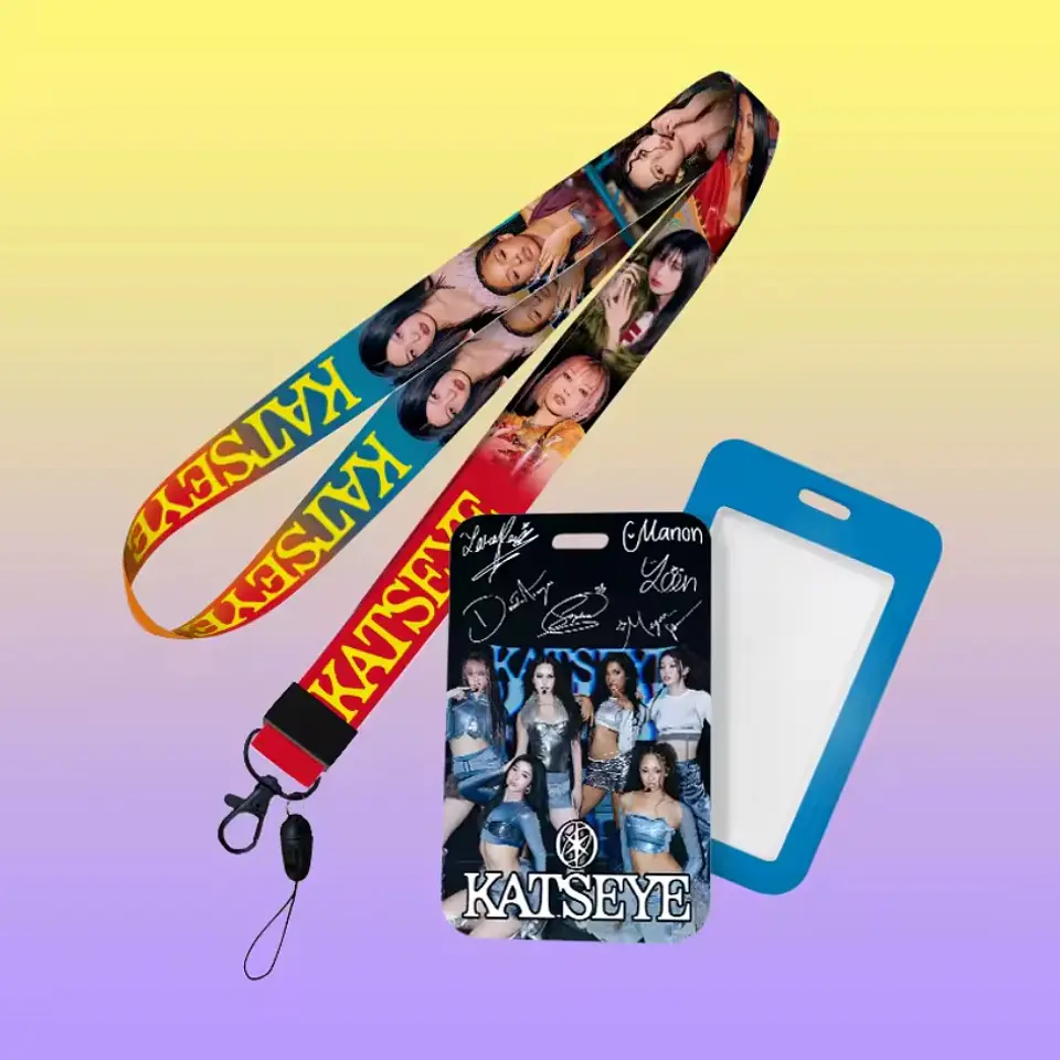 CARD HOLDER + LANYARD KATSEYE 8