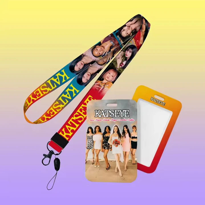 CARD HOLDER + LANYARD KATSEYE 9