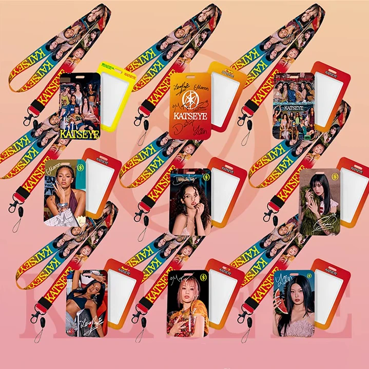 CARD HOLDER + LANYARD KATSEYE 1