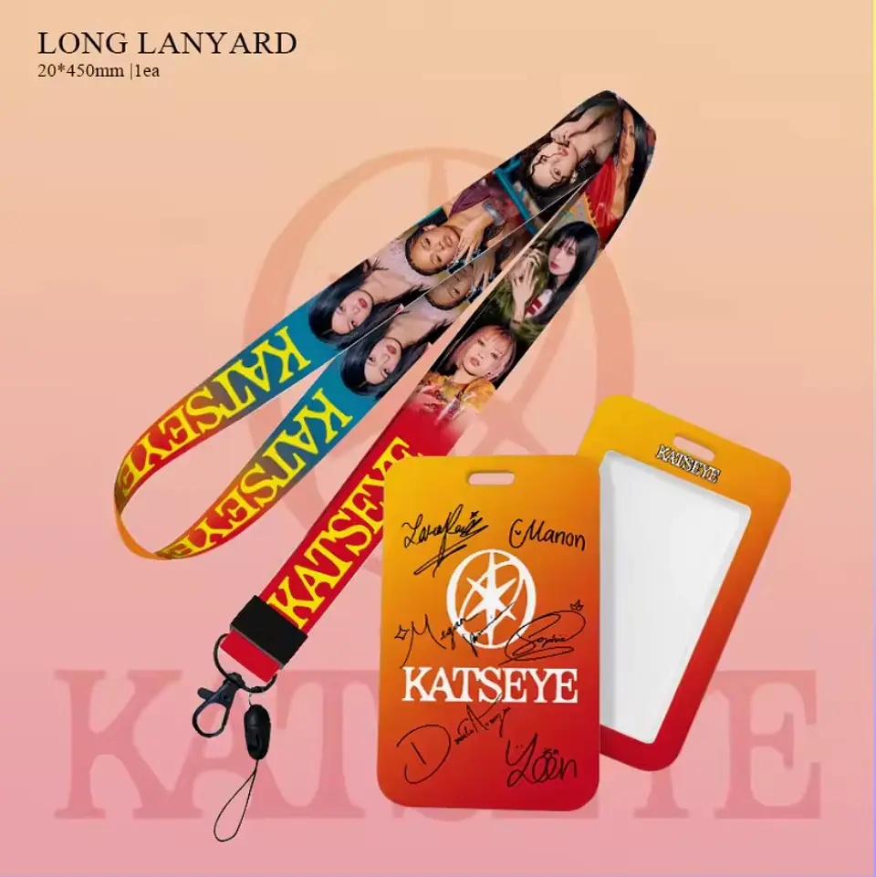 CARD HOLDER + LANYARD KATSEYE 12