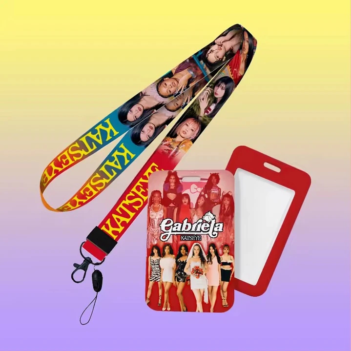 CARD HOLDER + LANYARD KATSEYE 13