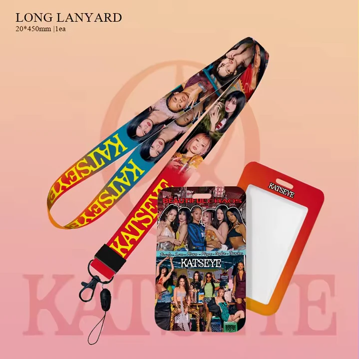 CARD HOLDER + LANYARD KATSEYE 14