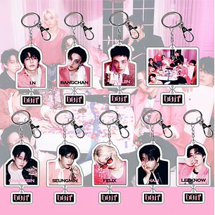 LLAVERO ACRILICO STRAY KIDS 