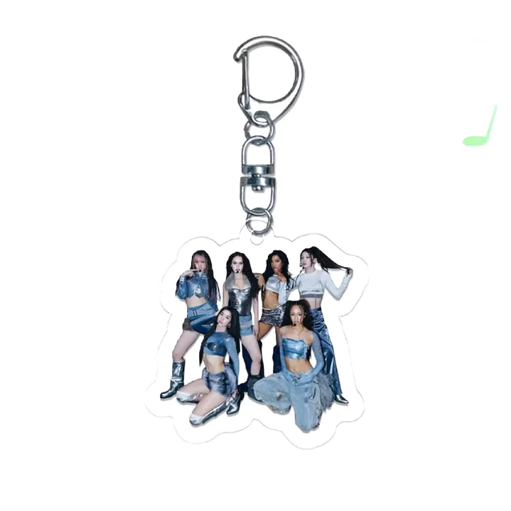 LLAVERO ACRILICO KATSEYE GRUPALES 4