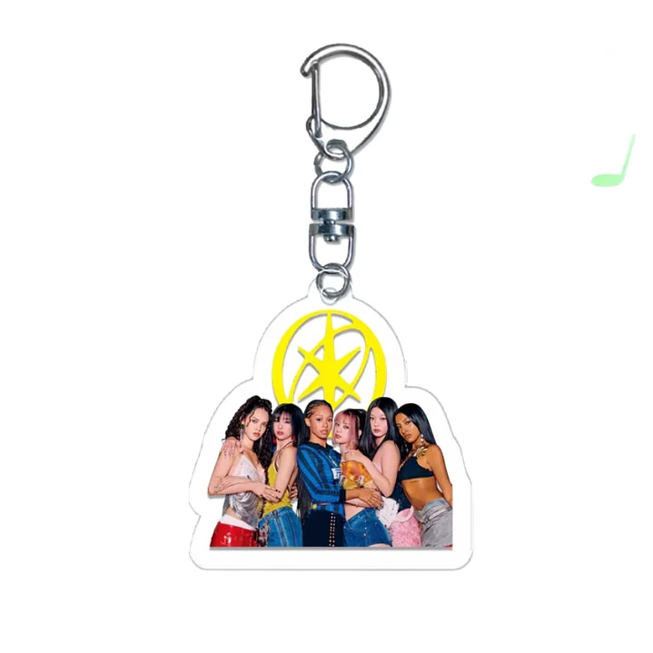 LLAVERO ACRILICO KATSEYE GRUPALES 6