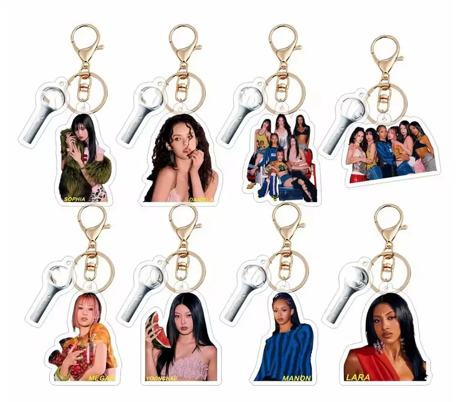 LLAVERO ACRILICO KATSEYE  1